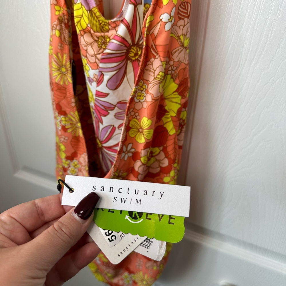 Sanctuary Swim Reversible One-piece XL NWT - Picture 6 of 9